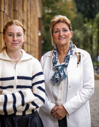 Leny is de oudste student van het Hoornbeeck.